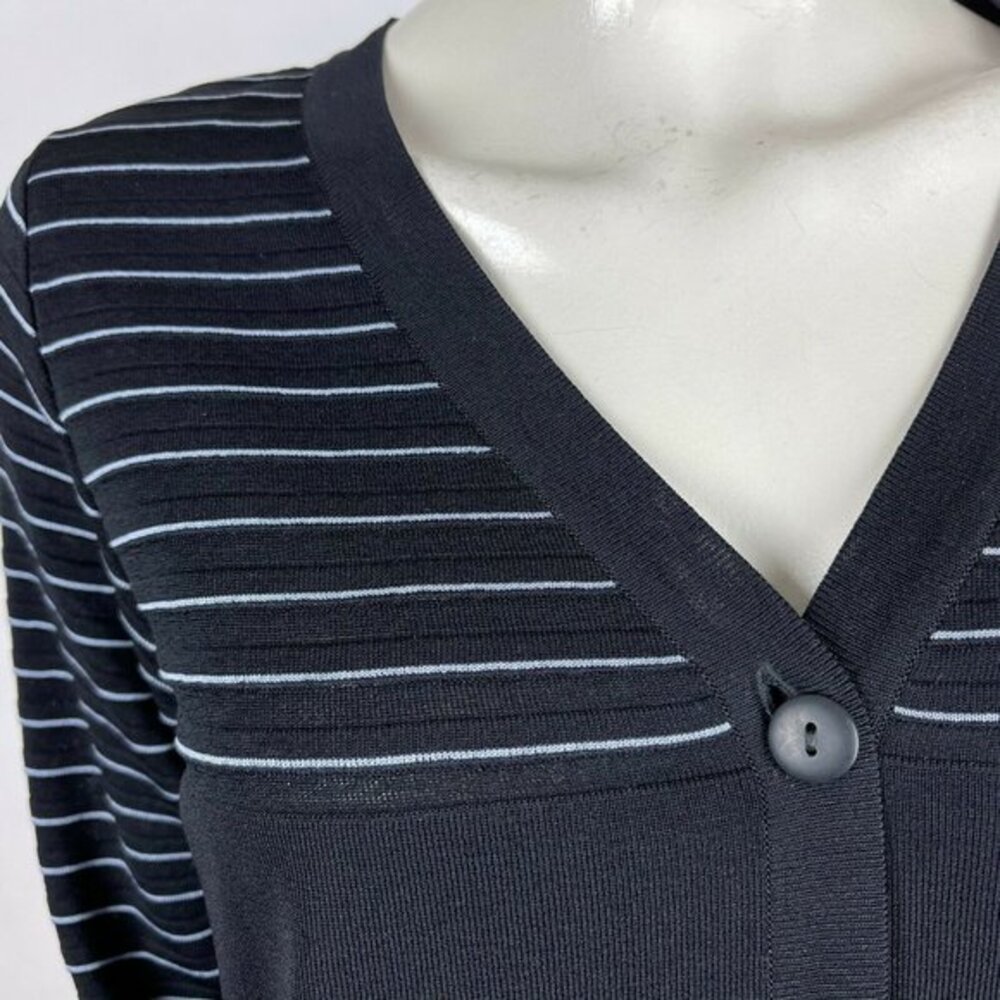 Exclusively Misook Button-Up Cardigan Jacket - Picture 8 of 11